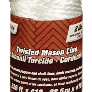 SecureLine 225 ft. L White Twisted Nylon Mason Line Twine