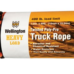 Wellington 1/2 in. D X 50 ft. L Black/Orange Twisted Poly Truck Rope