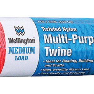 Wellington 525 ft. L Neon Orange Twisted Nylon Twine