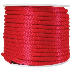 Koch 5/8 in. D X 140 ft. L Red Solid Braided Polypropylene Derby Rope