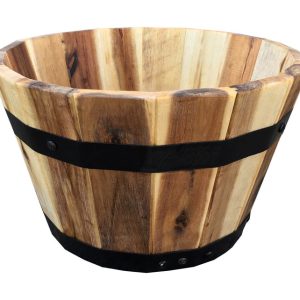 Avera Products 7 in. H X 11.5 in. W X 11.5 in. D Wood Traditional Planter Natural