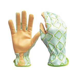 Digz Women's Indoor/Outdoor Planter Gardening Gloves Blue M 1 pk