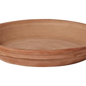 Deroma Moka 1 in. H X 6 in. D Clay Standard Plant Saucer Terra Cotta