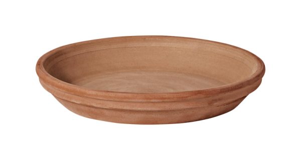 Deroma Moka 1 in. H X 6 in. D Clay Standard Plant Saucer Terra Cotta