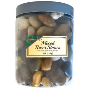 Mosser Lee Assorted River Stone Vase Filler 5 lb
