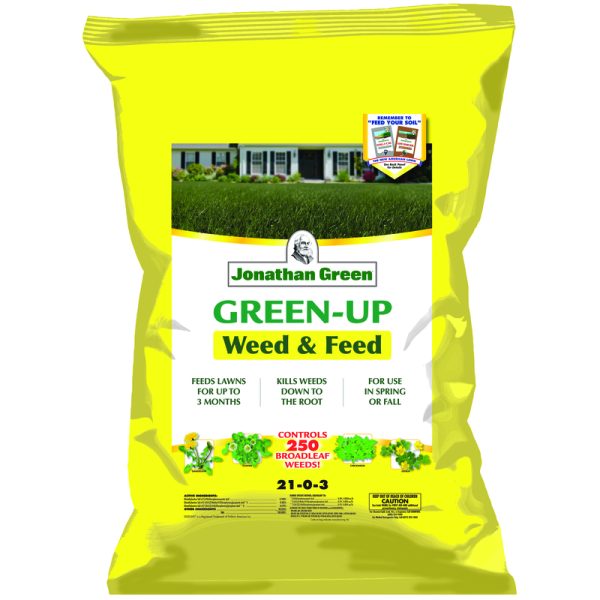 Jonathan Green Green-Up Weed & Feed Lawn Fertilizer For All Grasses 15000 sq ft