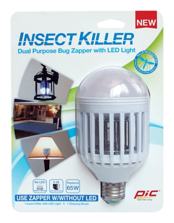 PIC Indoor and Outdoor Electric Insect Killer Replacement Bulb 855 sq ft 9 W