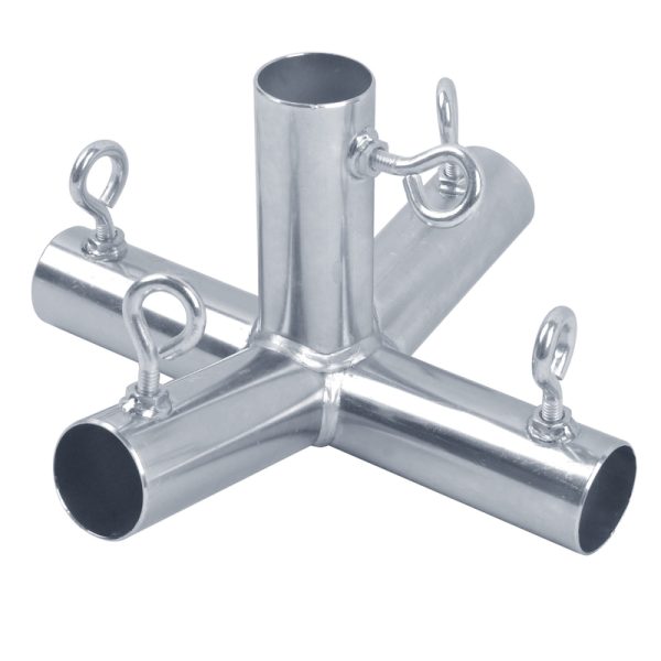 AHC P5F 1-1/2 in. Round X 1-1/2 in. D Galvanized Steel Canopy Fitting
