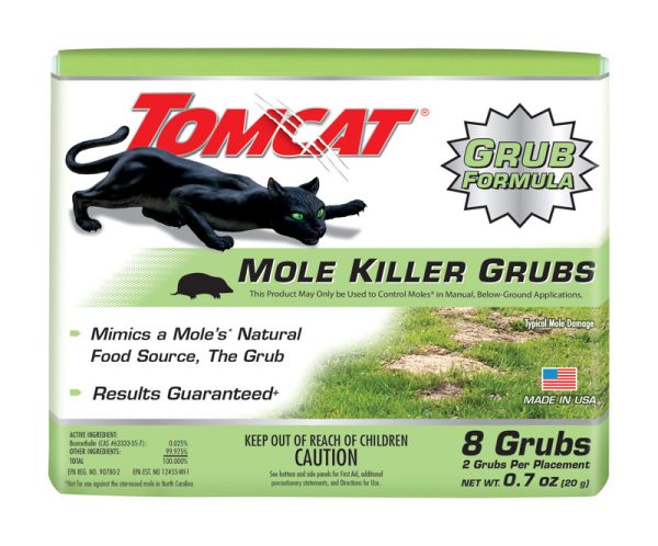 Tomcat Bait Grubs For Moles 8 pk