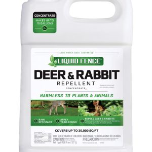 Liquid Fence Animal Repellent Concentrate For Deer and Rabbits 1 gal