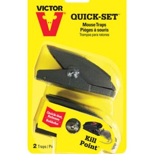 Victor Quick-Set Small Snap Trap For Mice 2 pk