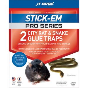 JT Eaton Stick-Em Pro Series Extra Large Glue Board Trap For Rodents and Snakes 2 pk