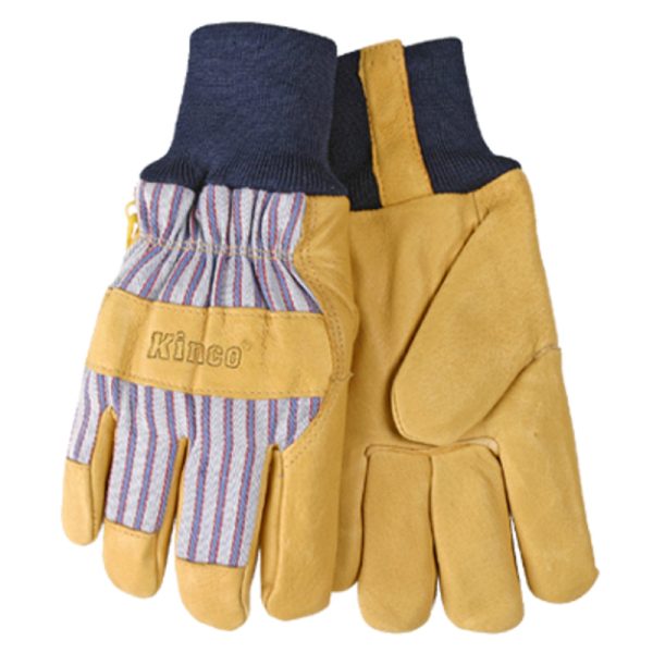Kinco Men's Outdoor Knit Wrist Work Gloves Yellow XXL 1 pair