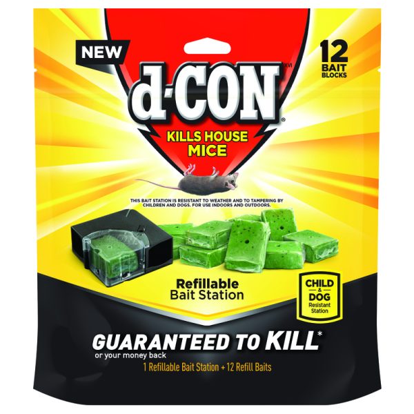D-Con Bait Station Blocks For Mice