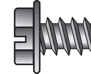 Hillman No. 10 X 2-1/2 in. L Slotted Hex Washer Head Sheet Metal Screws 100 pk