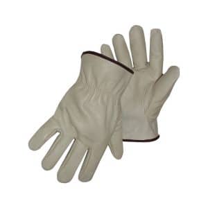 Boss Men's Indoor/Outdoor Driver Work Gloves Tan L 1 pair