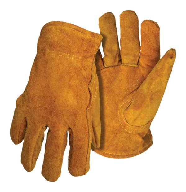 Boss Men's Indoor/Outdoor Driver Work Gloves Tan L 1 pair