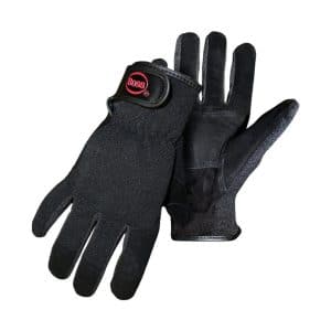 Boss Guard Men's Indoor/Outdoor Mechanic's Glove Black L 1 pair