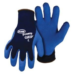 Boss Frosty Grip Men's Indoor/Outdoor Insulated String Gloves Blue L 1 pair