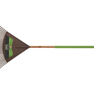 Ames 72 in. 30 Tine Poly Leaf Rake Wood Handle