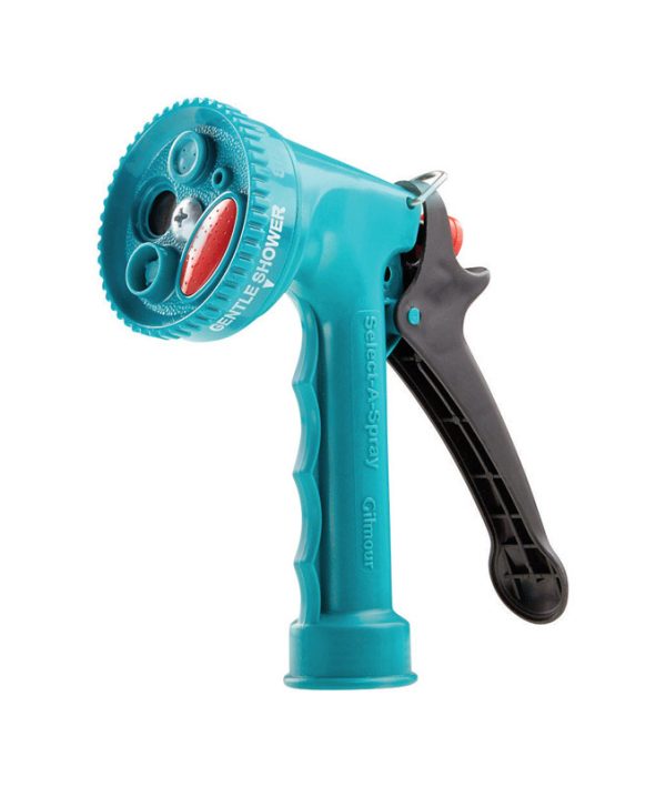 Gilmour Select-A-Spray 7 Pattern Multi-Pattern Plastic Hose Nozzle