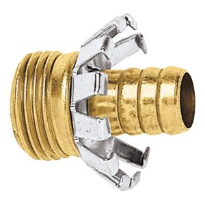 Gilmour 1/2 in. Brass Threaded Male Clinch Coupling