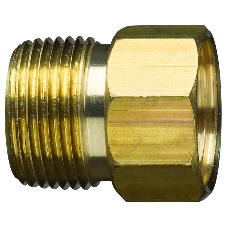 Gilmour 3/4 in. Brass Threaded Male/Female Hose Connector - PaintPlace ...