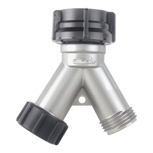 Gilmour Zinc Threaded Double Male Y-Hose Connector
