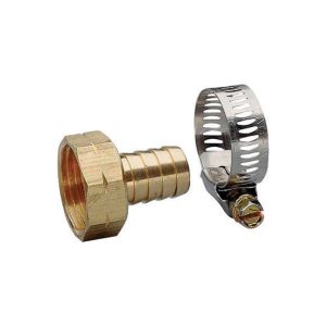 Gilmour 3/4 in. Brass Threaded Female Reusable Hose Repair Fitting