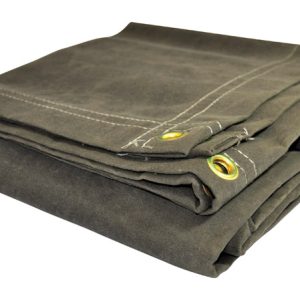 Foremost Tarp Co. Dry Top 6 ft. W X 8 ft. L Heavy Duty Canvas Tarp Olive