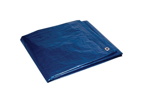 Foremost Tarp Co. 6 ft. W X 8 ft. L Heavy Duty Polyethylene Tarp Blue