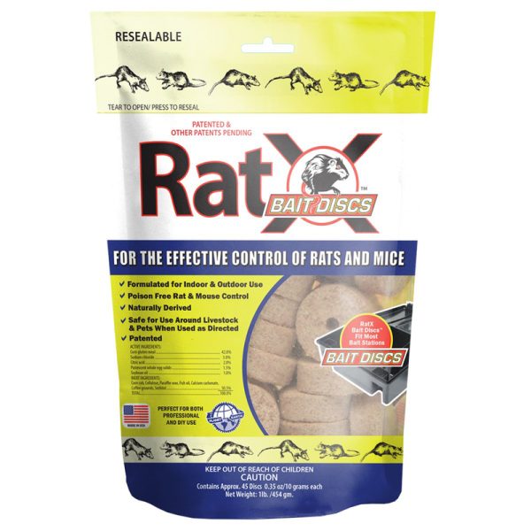 RatX Non-Toxic Bait Pellets For Mice and Rats 1 lb 1 pk