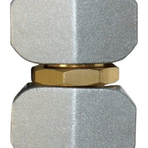 Rugg 5/8-3/4 in. Zinc Non-Threaded Male Hose Mender