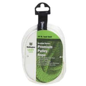 Wellington 3/16 in. D X 50 ft. L White Solid Braided Nylon Pulley Rope