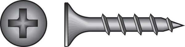 Hillman No. 8 X 3 in. L Phillips Drywall Screws 100 pk