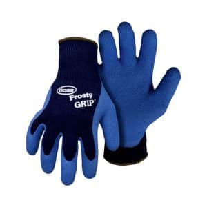 Boss Frosty Grip Men's Indoor/Outdoor Insulated String Gloves Blue S 1 pair