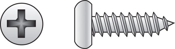 Hillman No. 14 X 2-1/2 in. L Phillips Pan Head Sheet Metal Screws 100 pk