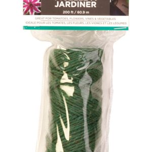 Panacea 0.08 in. W Green Fabric Garden Twine