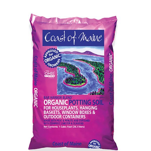 Coast of Maine Bar Harbor Blend Organic Flower and Plant Potting Soil 1 cu ft