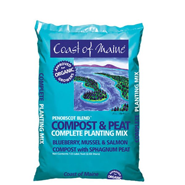 Coast of Maine Penobscot Blend Organic All Purpose Compost and Peat Planting Mix 1 cu ft