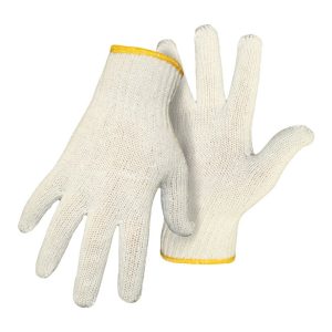 Boss Women's Indoor/Outdoor String Knit Reversible Work Gloves White L 1 pair
