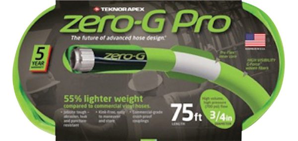 Teknor Apex Zero-G Pro 3/4 in. D X 75 ft. L Commercial Grade Garden Hose