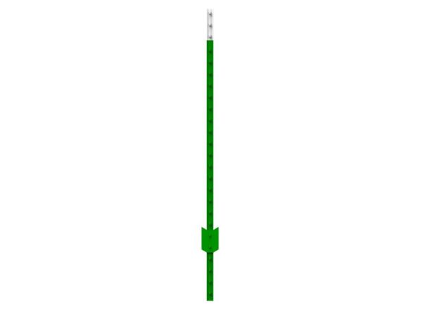 American Posts 8 ft. H Powder Coated Green Steel Studded T-Post