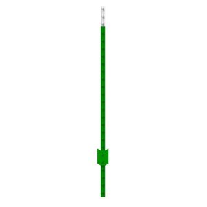 American Posts 6.5 ft. H Powder Coated Green Steel Studded T-Post