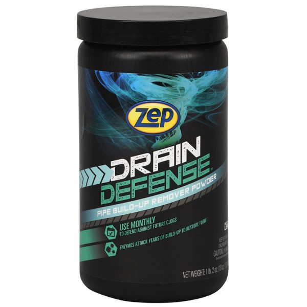 Zep Drain Defense Powder Build-Up Remover 18 oz