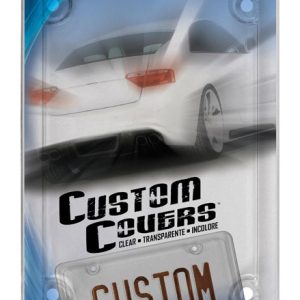 Custom Accessories Clear Acrylic License Plate Protector