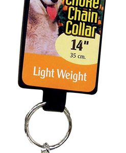 PDQ Silver Lightweight Steel Dog Choke Chain Collar Medium