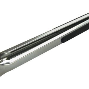 Grill Mark Stainless Steel Black/Silver Grill Tongs 1 pc