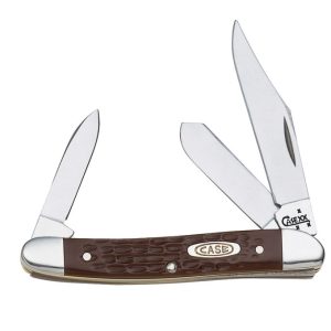 Case Stockman Brown Stainless Steel 3.88 in. Pocket Knife