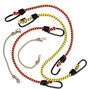 Keeper Assorted Bungee Cord Set 18 in. L X 0.315 in. 6 pk